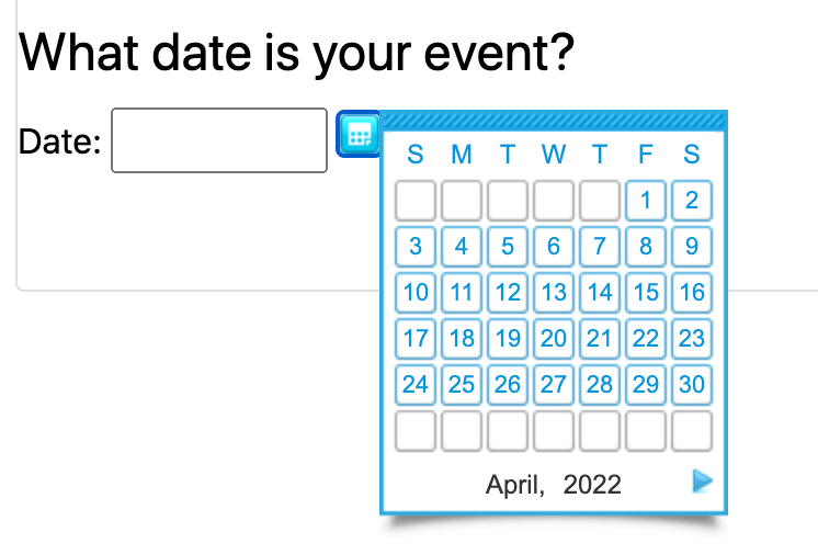 Zen Cart Basic Checkout Calendar