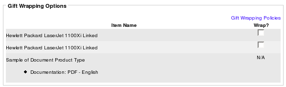 Zen Cart Shipping page showing duplicate, N/A items