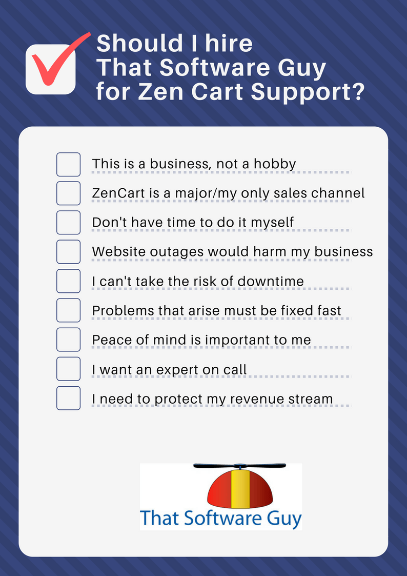 Do I need Zen Cart Support?
