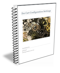 Zen Cart Configuration Settings ebook
